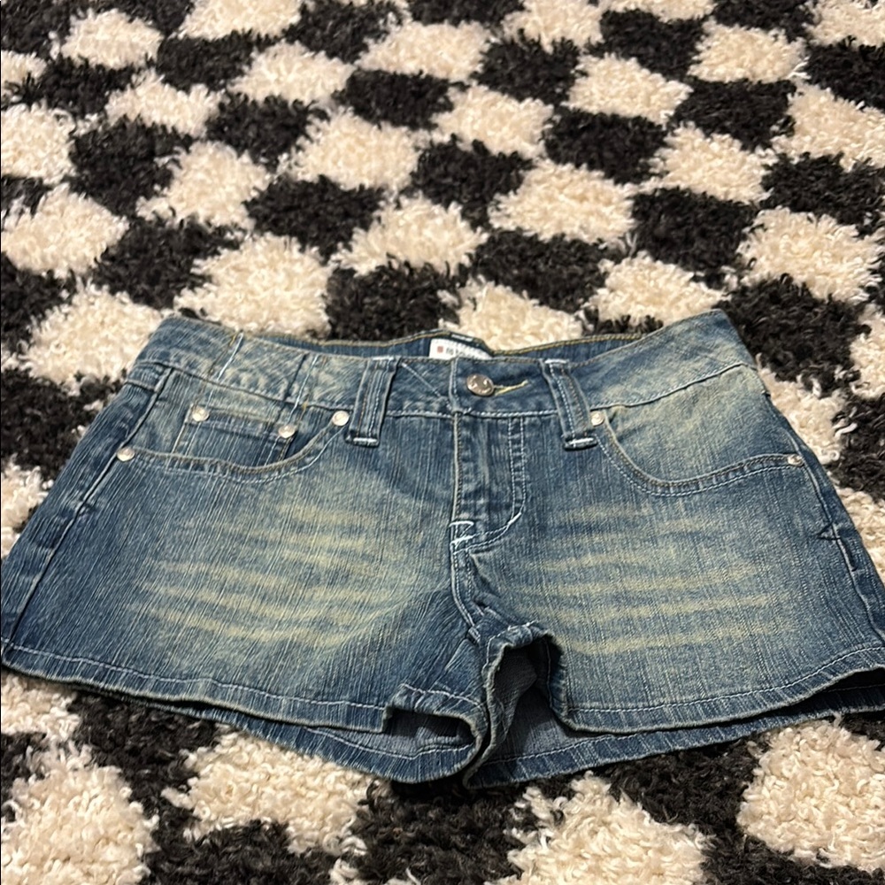 No Boundaries Light Blue Jean Shorts